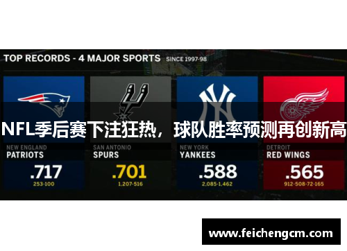 NFL季后赛下注狂热，球队胜率预测再创新高